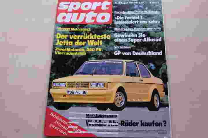 Deckblatt Sport Auto (08/1981)